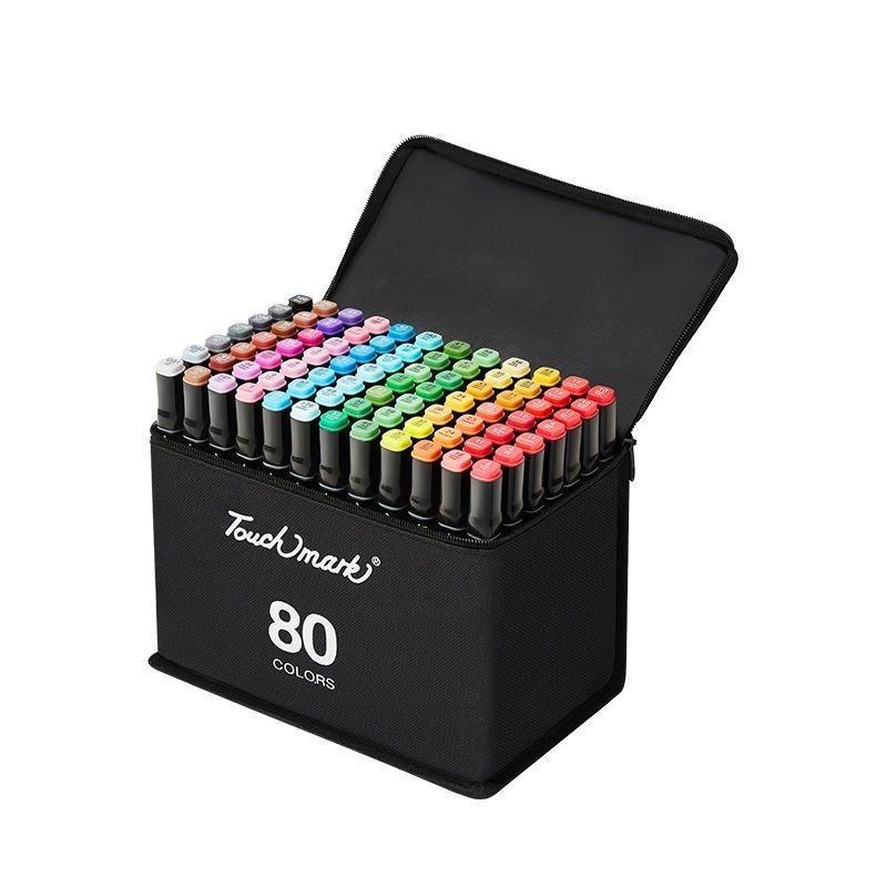 120\80\48\24 Pcs Color marker,Colorful Marker Pen Set with bag, 1 Set Students Art Markers Pen, Sketch Markers for Painting, Drawing, Markers for Crafts Coloring, Art Supplies for Student &Adult. Color Markers Colouring Markers Acrylic Markers 1