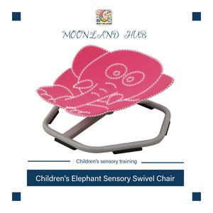 Elephant shaped children's sensory swivel chair, 360 degree swivel , high quality toys that combine sensory training and balance exercise. Suitable for Autism and Attention Deficit Hyperactivity Disorder (ADHD), training body coordination. autism stimming