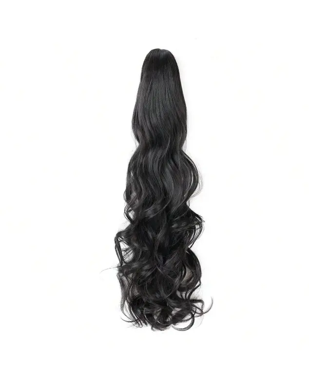 Natural Wavy Long Ponytail Clip for Women 6