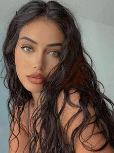 26 Inch Long Wavy Wigs for Women, Gorgeous Fluffy Wigs, Human Hair Lace Front Wigs for Party, Daily Use