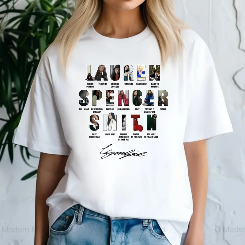 Lauren Spencer Smith Music Concert T-Shirt, Lauren Spencer Smith Tour 2025 Shirt, Lauren Spencer Smith Graphic Unisex Hoodie, Music Concert Outfit, Summer Fits, Gift For Fan 0