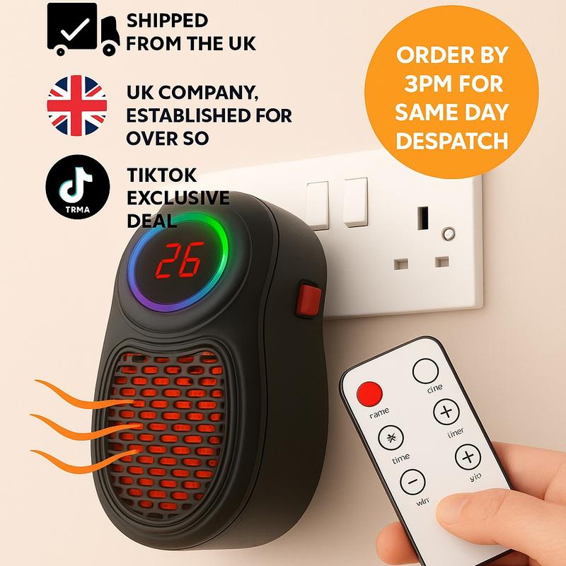 Easylife Plug-in Go Heater – Portable Ceramic Fan Heater wit - TikTok ...