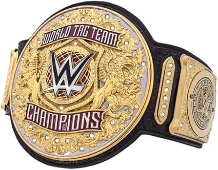 World Tag Team Championship Replica Title Belt, World Heavyweight Wrestling Championship Belt 4mm 1