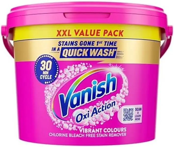 Gold Oxi Action Chlorine Bleach Free Stain Remover Powder, For Colours, 2.4kg