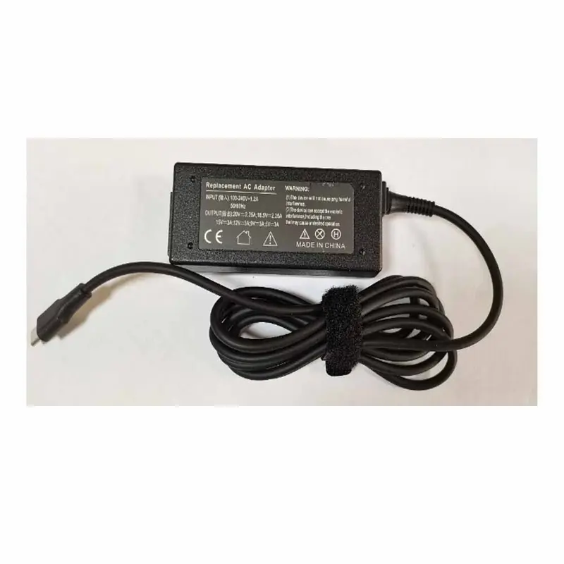 For Lenovo Acer HP Apple Sony ASUS 65W TYPE-C USB-C Laptop Power Adapter Charger 7