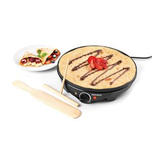 Progress Crepe Maker - Electric 30 cm Pancake Machine, Non-Stick, Tool Included