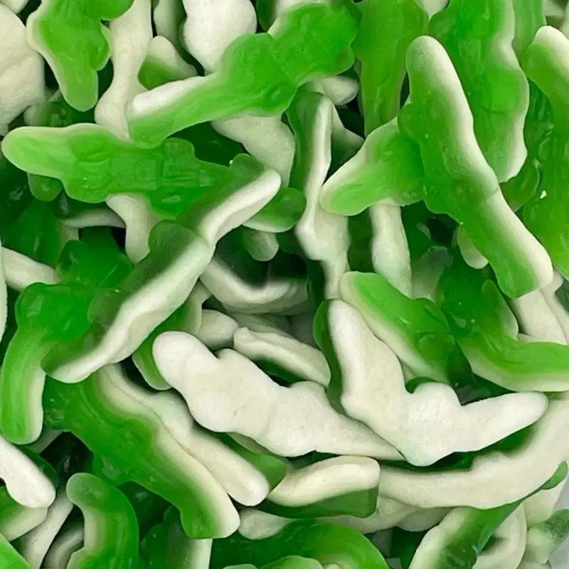 GREEN Mix - one pouch - 250g-1.5kg - CANDY Snack Bonbon Sweet Jelly Apple Fish Milk 1