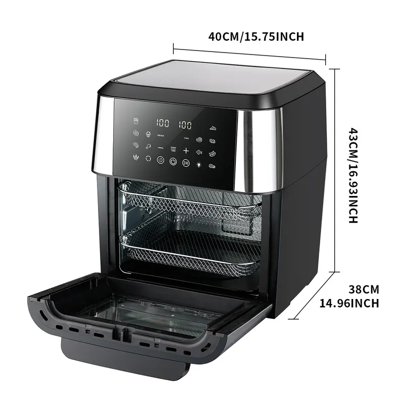 12L  Fryer 1750W Large Baskets Digital Heathy Cooker Kitchen Oven Low Fat UK glass    fryer   fryer fryer 7