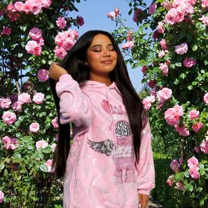 TCH—Pink Energy Hoodie, Light Luxury, Unisex Outfit Pullover Sweatshirts