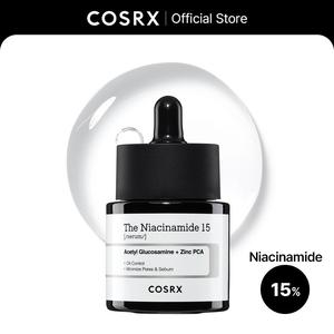 COSRX OFFICIAL The Niacinamide 15 Serum 20ML_Minimizing Pores & Reduce Sebums | Blemish Treatments for Discoloration | Dark Spots, Enlarged Pores, Anti-aging | Animal Testing-Free