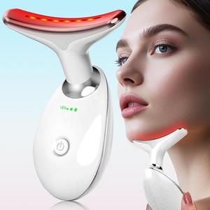 Summer Multifunctional Comfort Facial Massager, Neck Face Massager, Neck Beauty Product, Neck Face Lifting Tool, Heating Facial Beauty Massager, Facial Machine, Multifunctional Facial Scraper, Facial Beauty Instrument, Face Lifting Strap