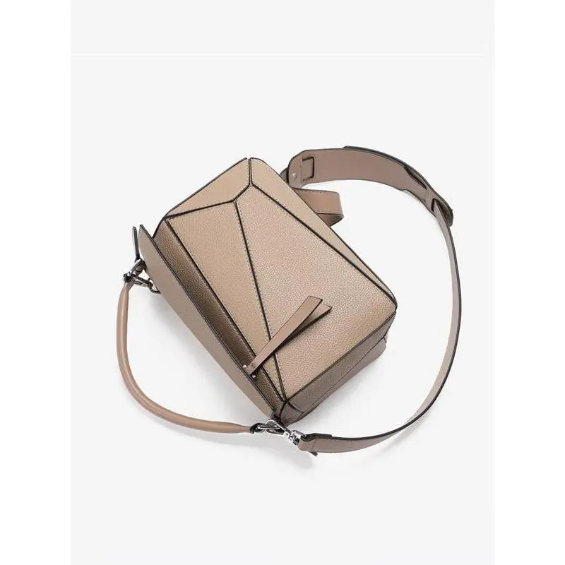 Women's Elegant Solid Color Handbag, Fashionable  Top Handle Design Crossbody Bag, Casual Trendy Versatile High-quality Daily Commuting Bag 4
