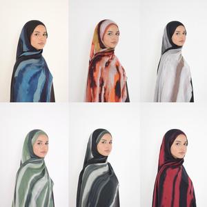 Celeste Collection Noor The Label  70*180cm Luxury Modal Scarf Ultra Soft Lightweight Premium Double Sided printed  for All-Day Comfort Breathable & Elegant, Modest Fashion Trendy Stylish Headscarf  summer hijab