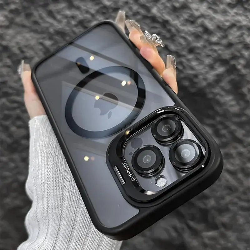 Shockproof Mag Safe Case For iPhone 16 Pro Max 15 14 13 12 11 Camera Lens Cover