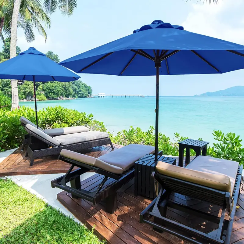 Umbrella Replacement Parasol Canopy, Patio Replacement Parasol Cover Umbrella Cover for Garden Yard Patio Deck (Roof Canopy Only) 1