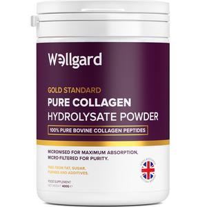 Wellgard Collagen Powder Skin Care Hair & Nails Supplement, Halal Collagen, Supplement for Skin, Protein Collagen, Bovine Collagen Booster