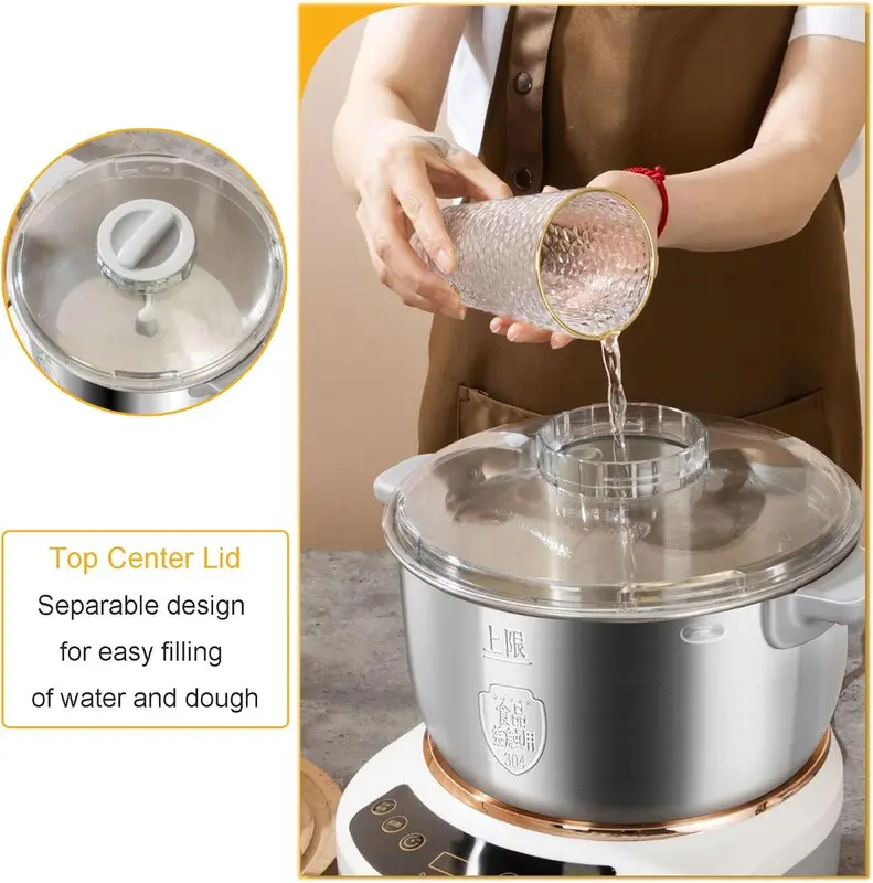 7.0L Electric Dough Mixer Home Auto Kneading Dough Maker Multifunctional Mixer  UK 7
