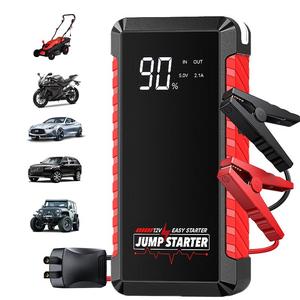 2000A Peak Jump Box, 1 Set 12V Portable Jump Starter with Tire Inflation, LED Lighting, Type C Charging 25W Car Battery Charger Automotive