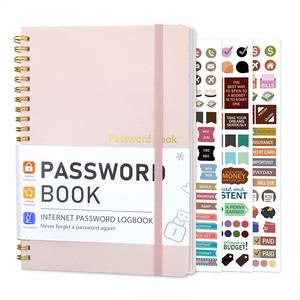 Password Keeper Book, 1 Count A5 Password Books for Seniors, Password Notebook for Internet Website Address Log in Detail