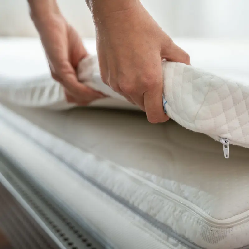 RIADA -  Mattress Protector Extra Deep Soft Quilted Fully Fitted Non Allergenic Bed Cover Breathable Hypoallergenic Mattress Protector 2