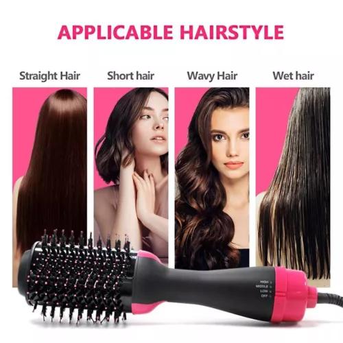 3IN1 Hot Air Brush Electric Hair Dryer Straightener Curler Styler Comb Volumizer with Ceramic Heating Technology 4
