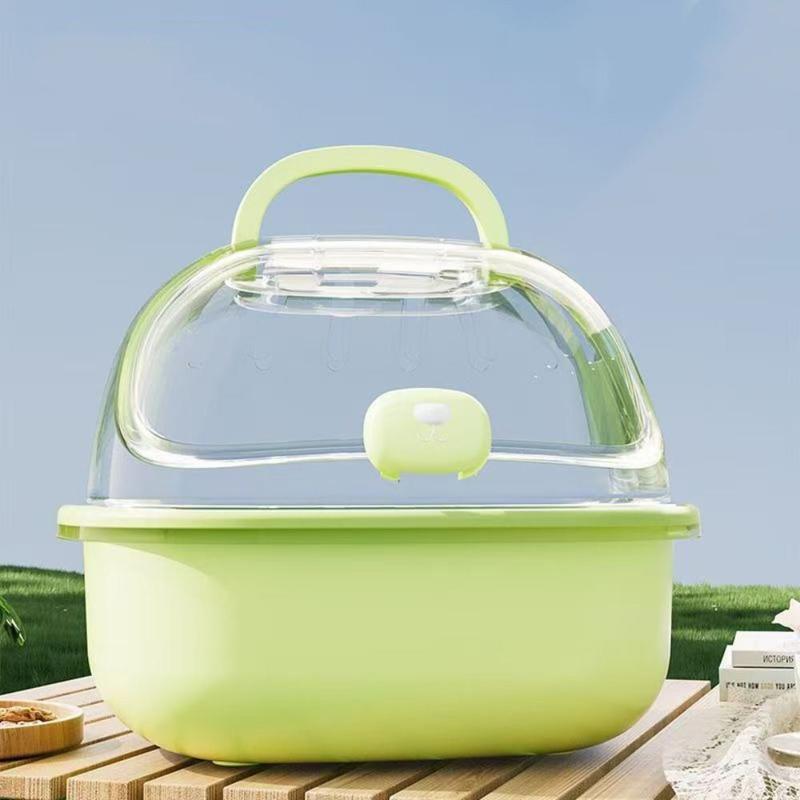 Portable Handheld Hamster Cage Sturdy Breathable Pet Carrying Box Large Space Travel Carrier Holder Pet House 8