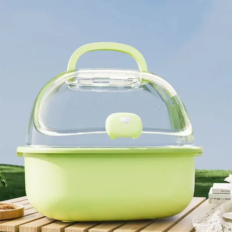 Portable Handheld Hamster Cage Sturdy Breathable Pet Carrying Box Large Space Travel Carrier Holder Pet House 8