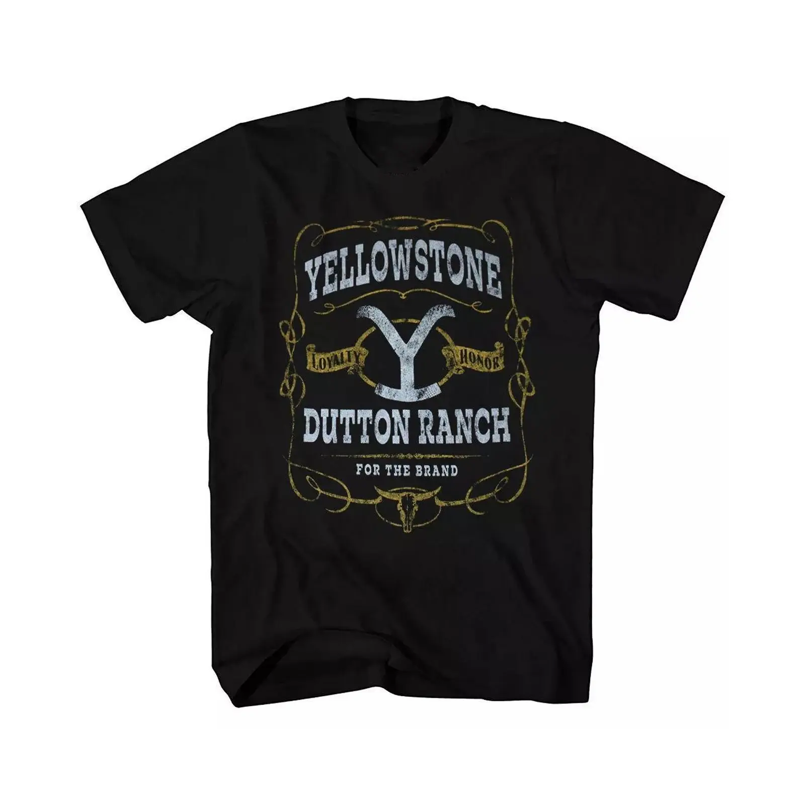 Yellowstone Dutton Ranch Label T-Shirt, Y2K, Merch, Graphic Tee S-5XL