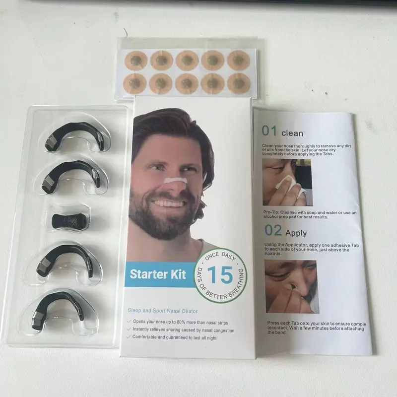 Better Breathing Starter Kit - Magnetic Nasal Strips with Congestion Relief Technology for Improved Airflow 1