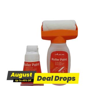 Wall Paint with Brush, 1 Count Wall Paint with Brush, Wall Surface Repair Cream, Wall Renovation Paint, Home Improvement Paint Supplies & Tools