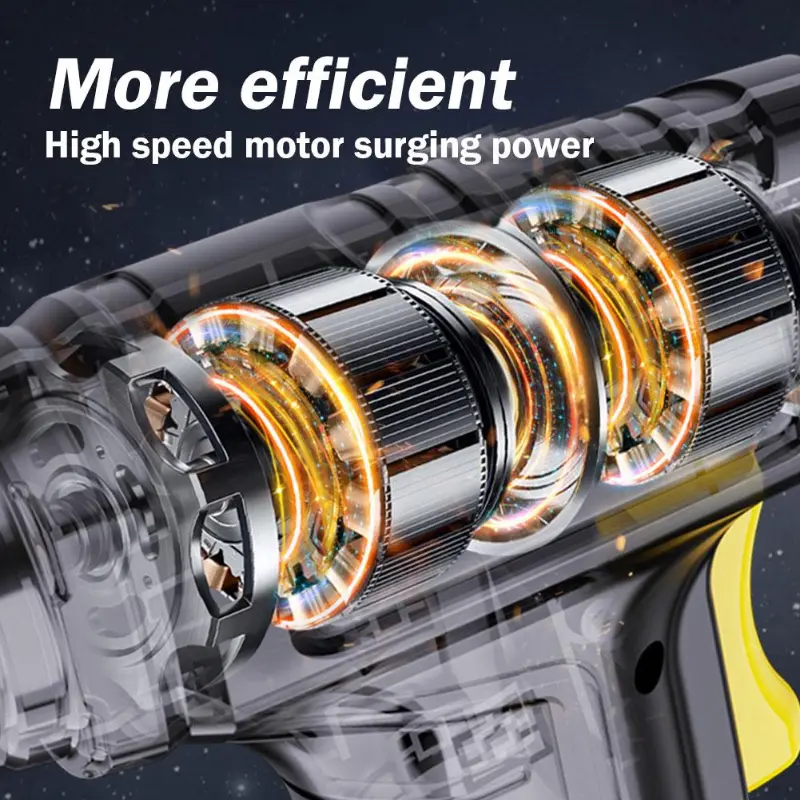 Car Air Pump Compressor Automotive 120W Rechargeable Portable Tire Inflator Equipment Digital Display Pump for Machine 4