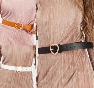 Findfashion Women's Stylish Heart Shape Buckle Belt For Ladies One Size