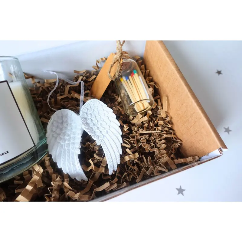 Sending You Comfort Candle Decor and Angel Wings Keepsake christmas  tree organic candles 2