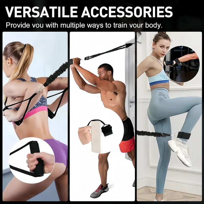 11-in-1 Portable Push Up Board Set with Resistance Bands – Foldable Push Up Bar & Handles for Home Strength Training 2