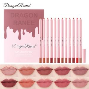 Multi Stick Lip Liner, 12pcs/set Lip Liner Kit Long Lasting Lip Liner Set, Waterproof Matte Lip Liner Pencil Suitable for All Occasions Makeup All Day