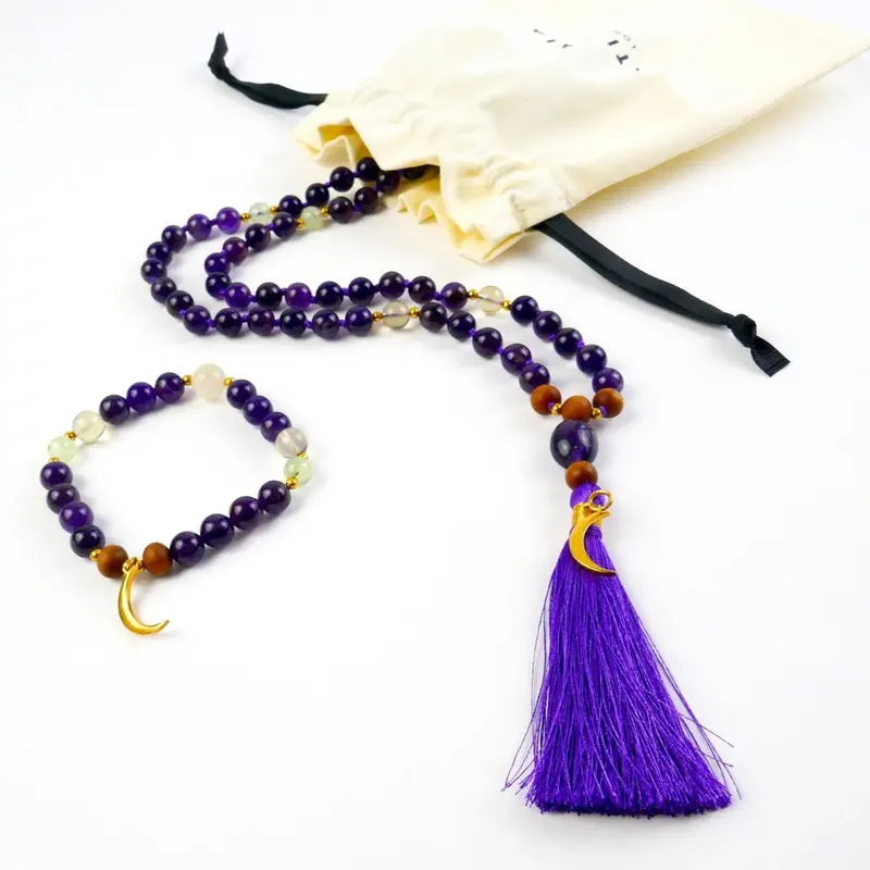 Amethyst Mala Set 2
