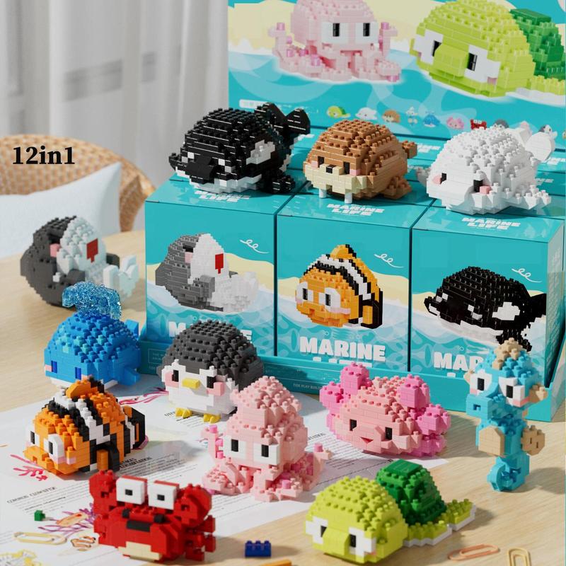 Cute Animal Design Building Blocks, Mini Blocks Building Toy, Creative ...