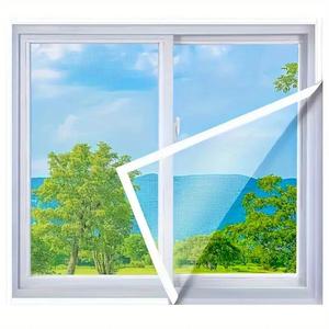 1Pc Summer mosquito and insect proof window screen net, self-adhesive easy installation, bedroom/living room/kitchen, home decoration DIY mosquito net