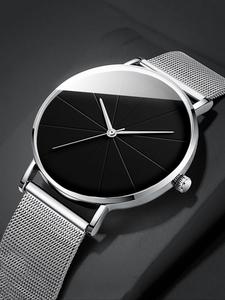 Men's Business Fashion Round Dial Analog Quartz Watch, with Box, Fashion Watch for Party, Daily Decor, Trendy All-match & Exquisite Watch for Birthday Gift