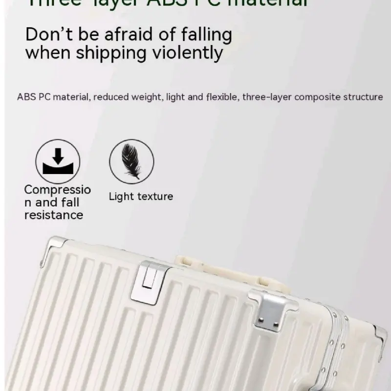 Aluminum Frame Luggage Trolley Case - Extra Thick and Durable 1