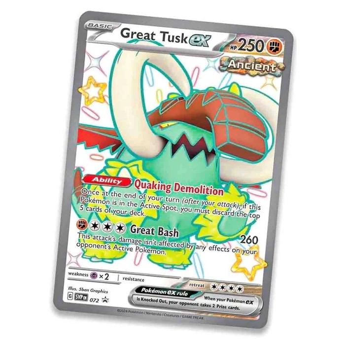 Pokemon Scarlet & Violet Paldean Fates Large Tin Great Tusk 1