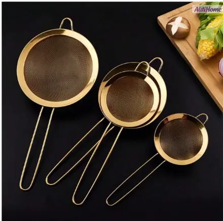 3pcs Stainless Steel Fine Mesh Tea Strainer With Handle  Style Matcha Powder Sifter... 4