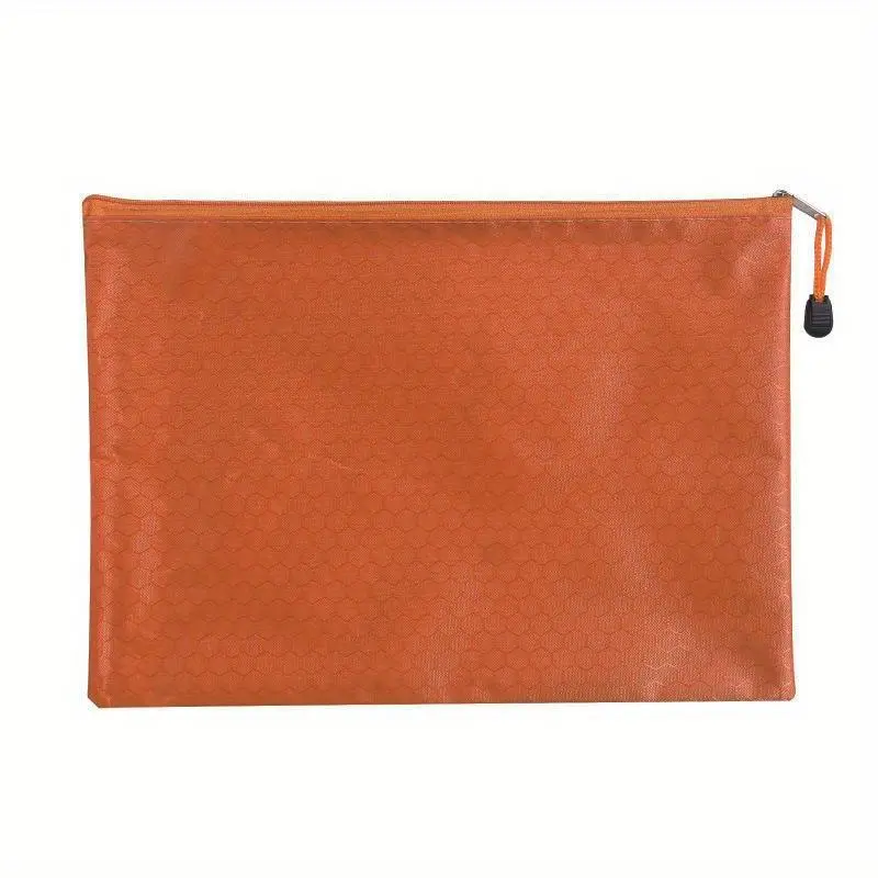A4 document bag waterproof thickened zip bag stationery bag a4 office information bag file stationery classification tools 2