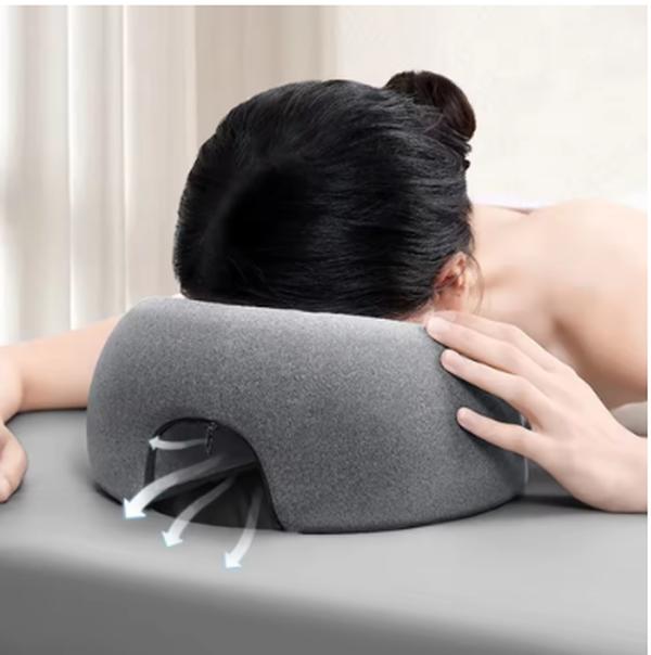 Face Down Pillow Desk Nap Pillow Prone Resting Comfort Memory Foam Ergonomics Home Massage Headrest for Beauty Salon 0