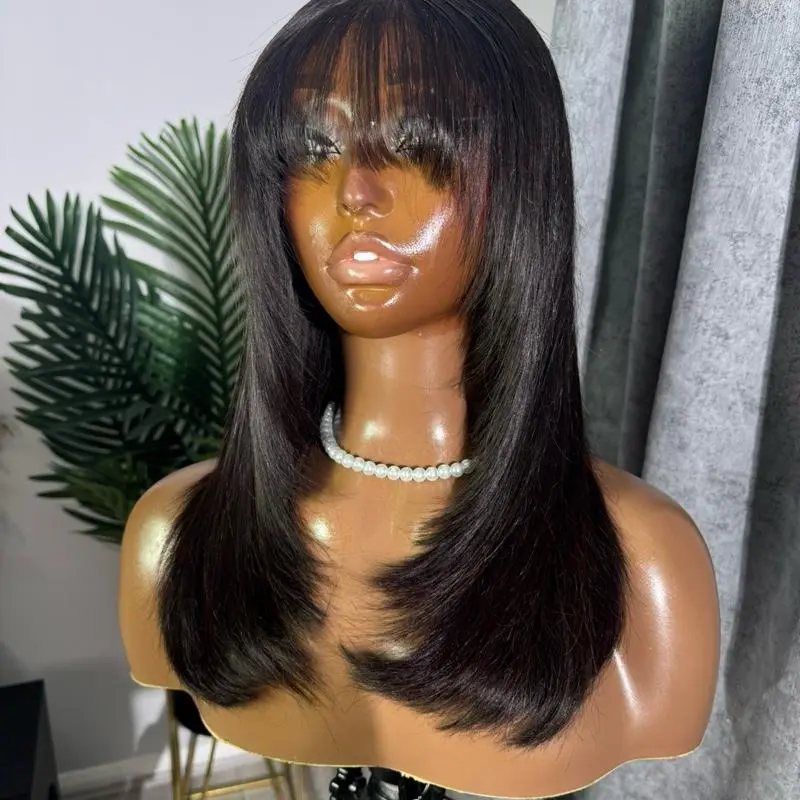16” DD Virgin Bella Bangs 2
