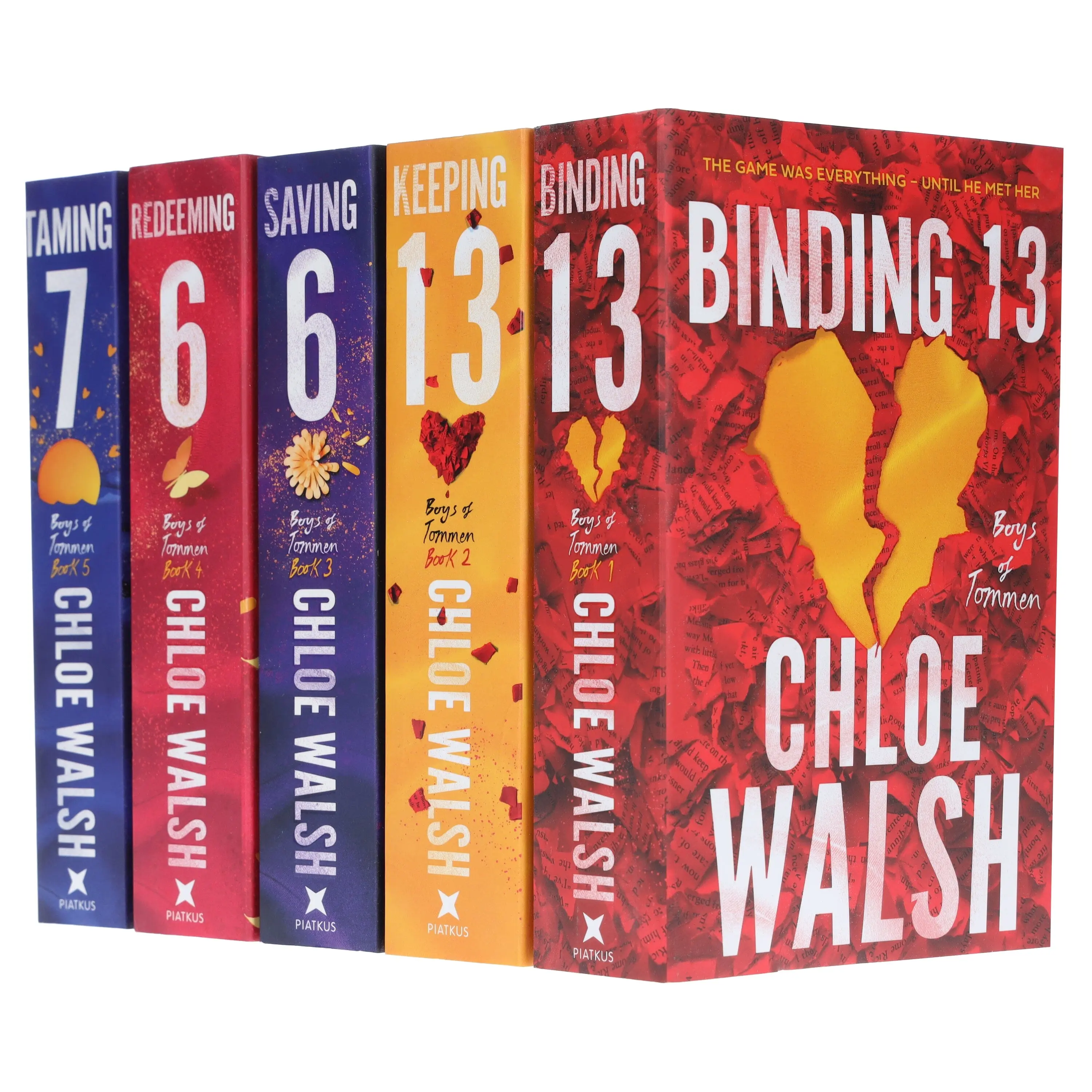 Boys of Tommen Series By Chloe Walsh 5 Books Collection Set - Fiction - Paperback