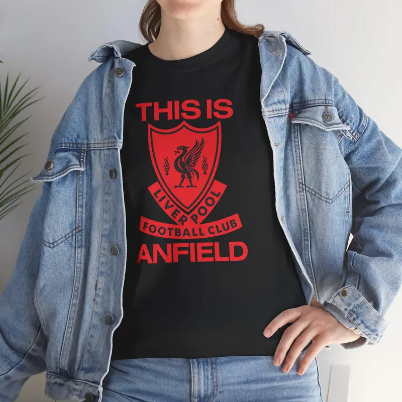 This is Anfield | Liverpool FC T-shirt | Coton Unisex | Vintage Football Fans Shirt 4