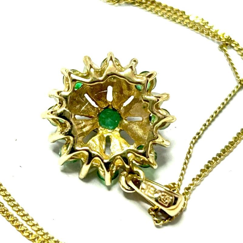 Adorable Opal & Emerald Gold Jewellery Set 3