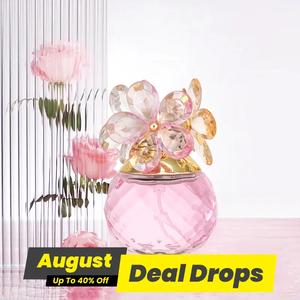 Women's Rose Perfume, Pink Long Lasting Floral Scents Fragrance, Refreshing Natural Fruit & Flower Scent Perfume, Elegant Fruity Floral Fragrance for Women & Girls, Soft Elegant Fragrance, Long Lasting Perfume, Eau De Parfume, Eau De Toilette