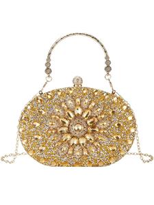 Women's Elegant Rhinestone Decorated Evening Bag, 2024 New Style Exquisite Trendy Evening Bag, Fashionable Bag for Party Prom & Wedding Decoration Valentine's Day Gift for Girl